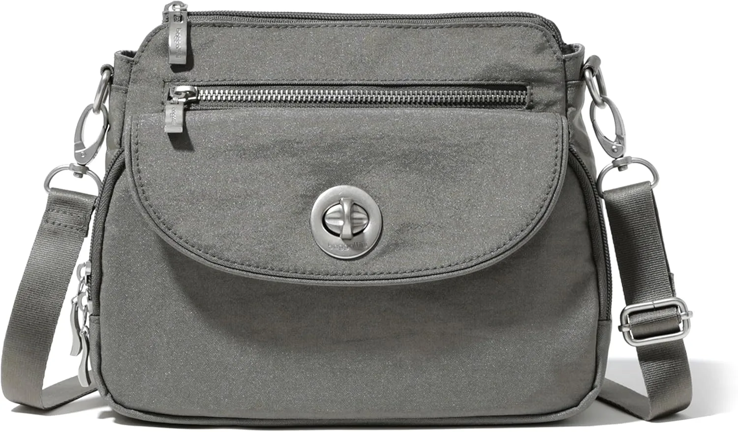 Baggallini Calais Crossbody Bags for Women 9.5"x7" Travel Handbag Purse w/RFID Front Wallet Lightweight Water-Resistant