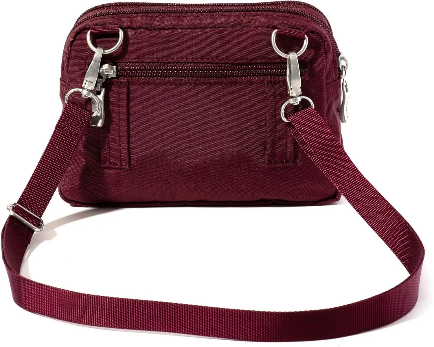 Baggallini Women Triple Zip Bag with Wallet