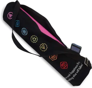Bean Products Yoga Mat Bags from A Multitude of Cotton Colors - 2 Sizes - Choose Large for Standard Mats or Extra Large for Oversize or more room for accessories