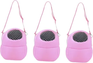 BESPORTBLE 3 Pcs Small Pouch Bag for Hamsters Pet Crossbody Bag Portable Carrying Case Hamster Outdoor Pet Supplies