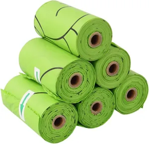 BESPORTBLE Pet Litter Bag Set 6pcs Dog Waste Bag Full Degradation Ideal for Home Office Outdoor Use