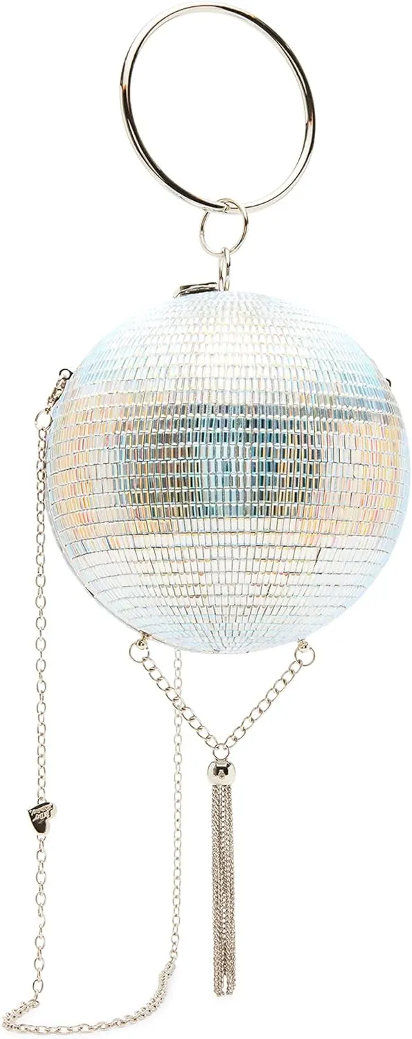 Betsey Johnson Dancin Queen Disco Ball Bag, Iridescent