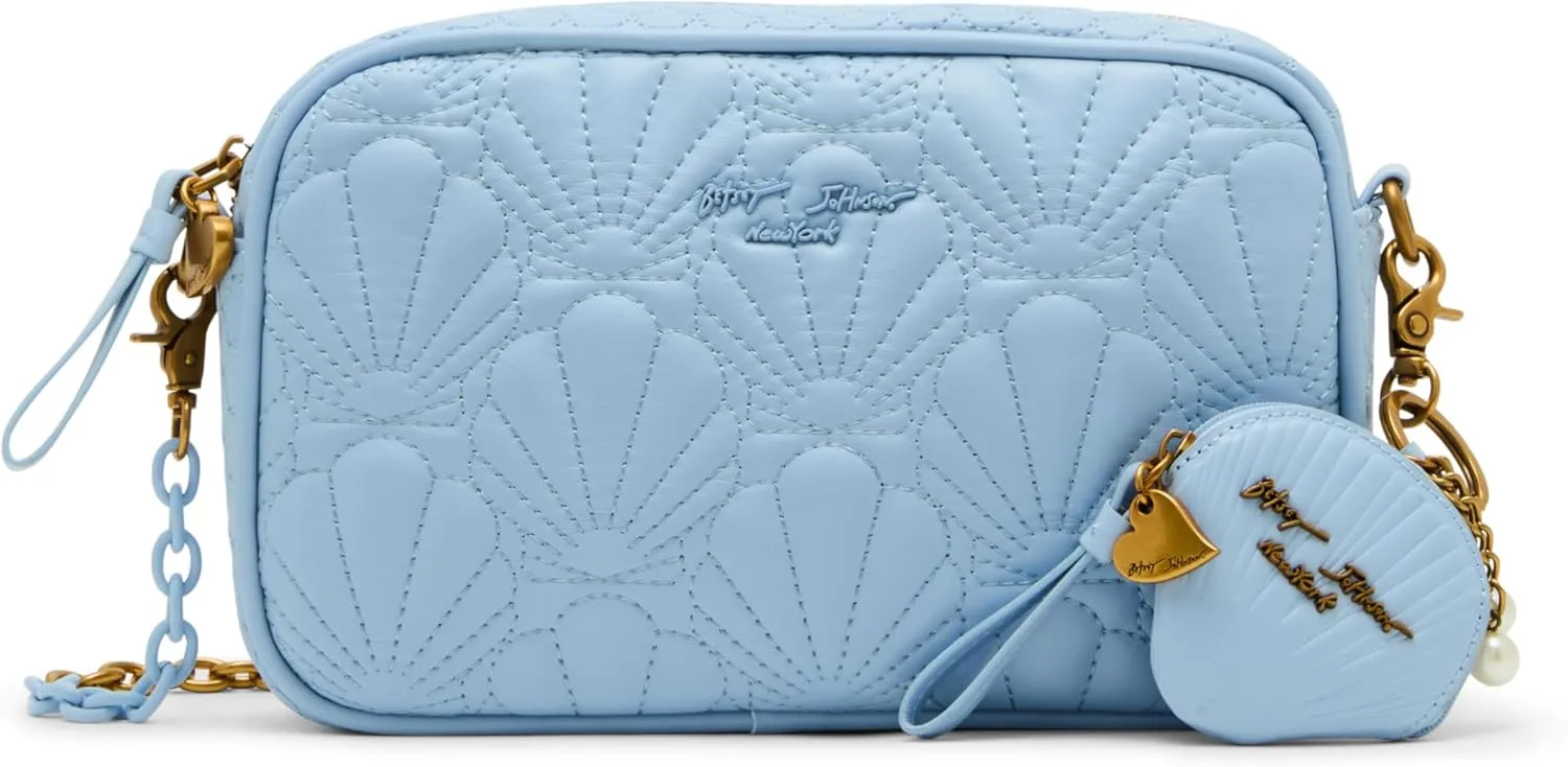 Betsey Johnson Shore Soft Camera Crossbody