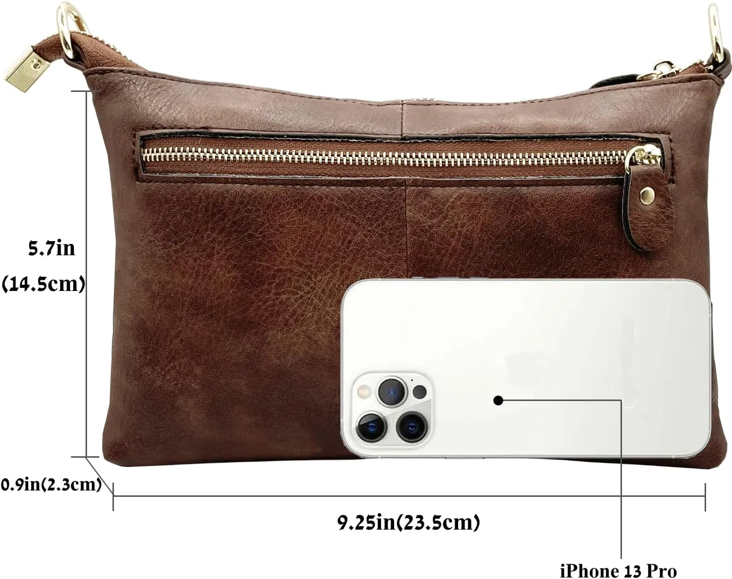 Beurlike Leather Wristlet Wallet Clutch Purses For Women Small Crossbody Phone Bags