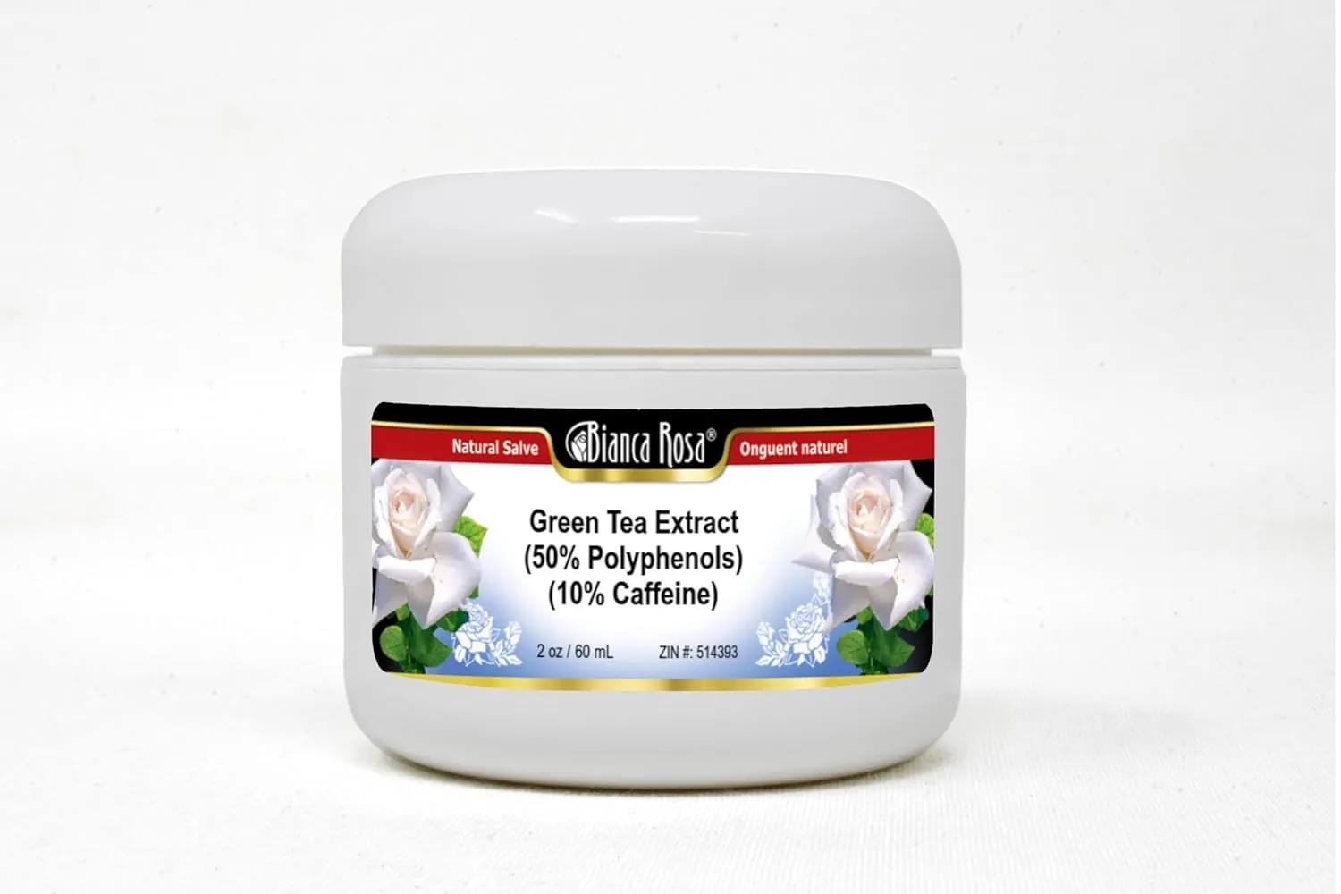 Bianca Rosa Green Tea Extract (50% Polyphenols) (10% Caffeine) - Salve Ointment (2 oz, ZIN: 514393) - 2 Pack