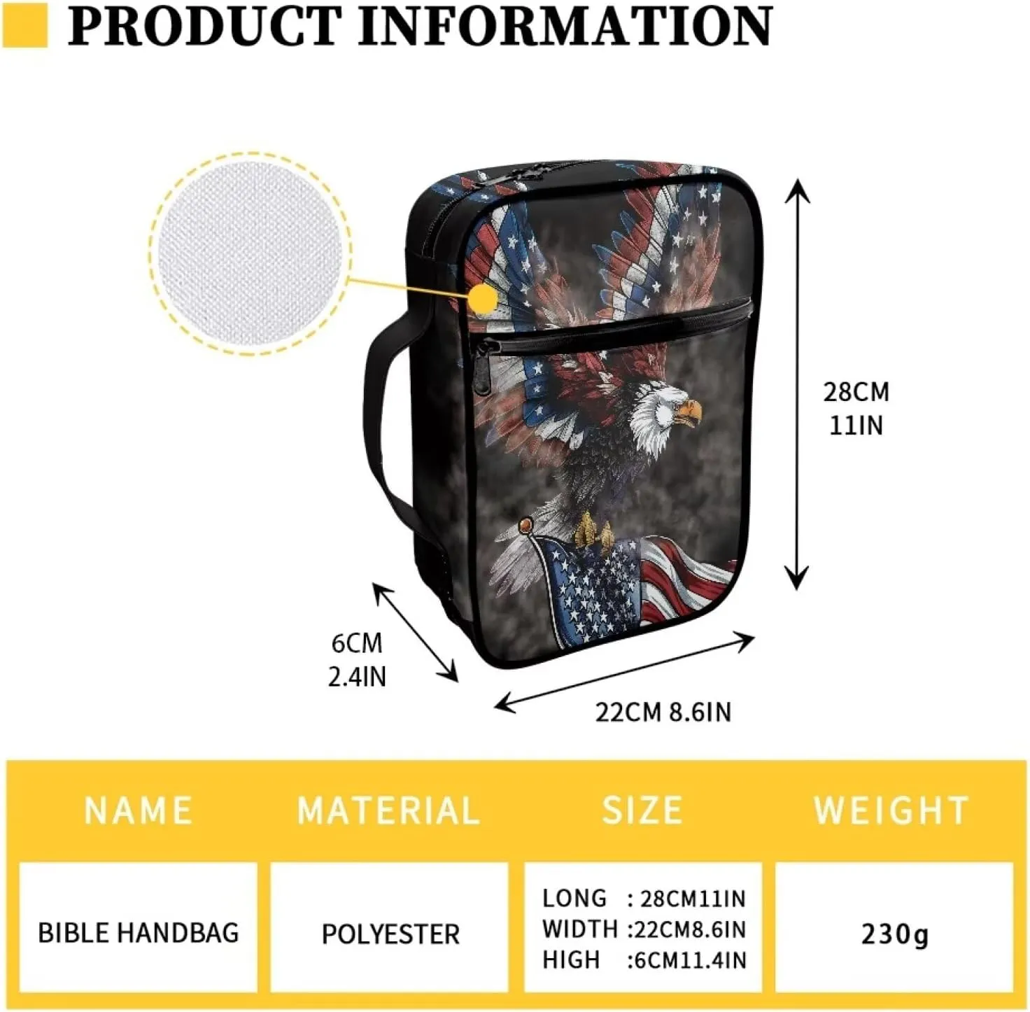 Bible Bags for Women Men Tote Personalized Bible Covers for Women Men Bible Accessories Women Men