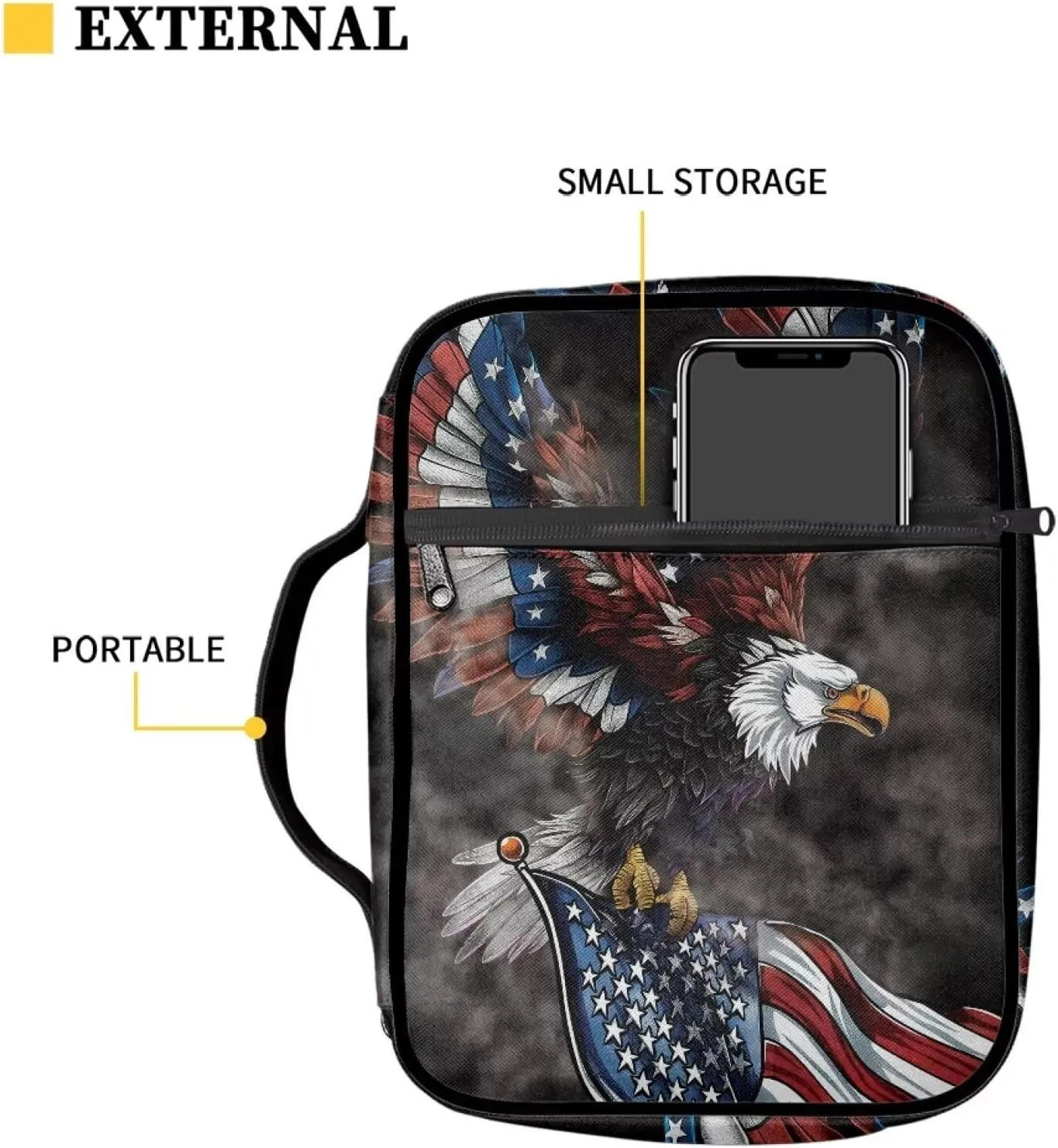 Bible Bags for Women Men Tote Personalized Bible Covers for Women Men Bible Accessories Women Men