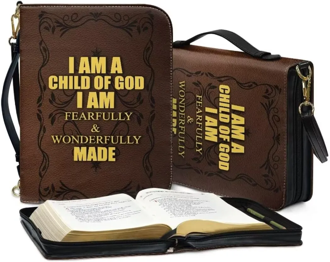Bible Cover Case Bible Covers Carrying Bible Case Durable Multipurpose Handbag with Detachable Strap for Women Men