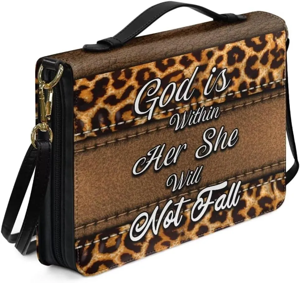 Bible Cover Case Bible Covers Carrying Bible Case Durable Multipurpose Handbag with Detachable Strap for Women Men