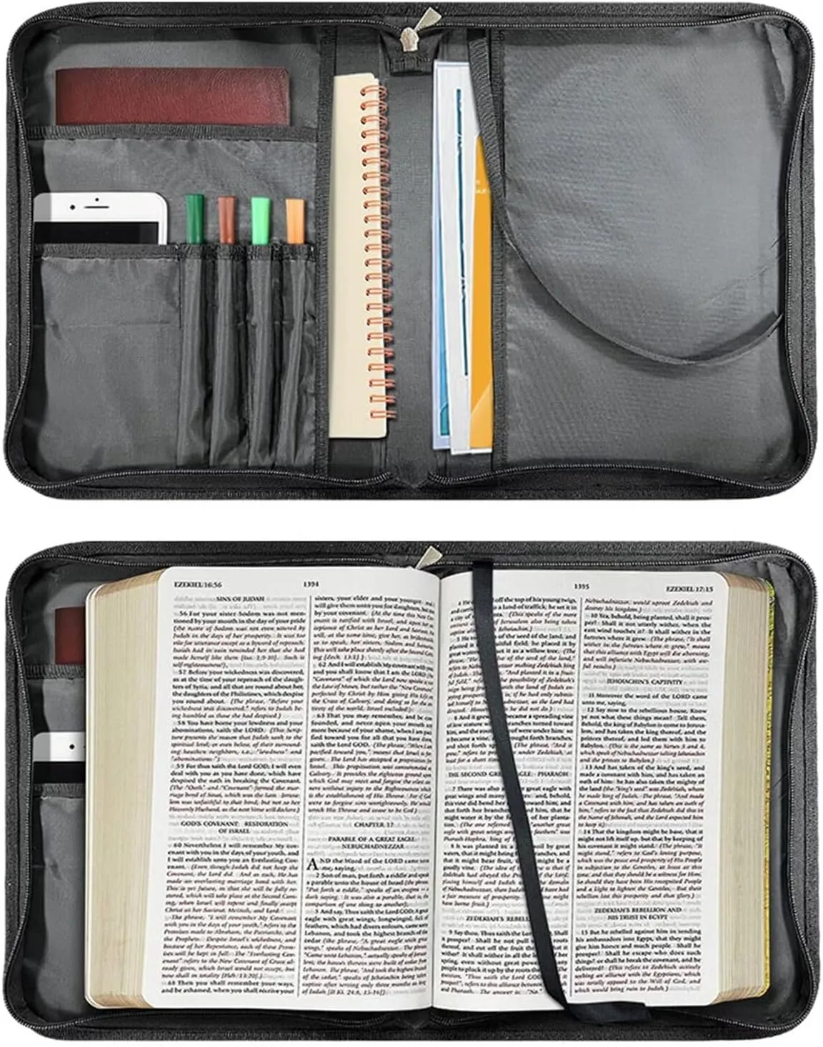 Bible Cover for Women Men Crossbody Bible Bags Church Bag