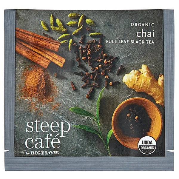 Bigelow - Steep Café Teas - Case of 50 Teabags