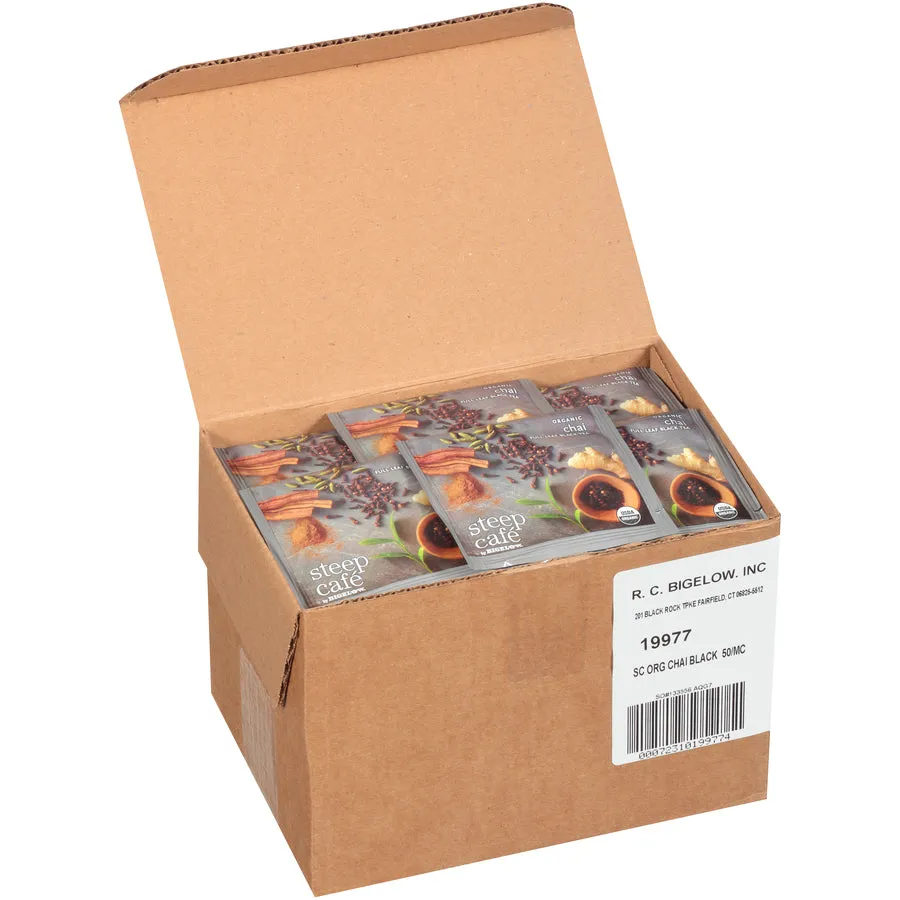 Bigelow - Steep Café Teas - Case of 50 Teabags