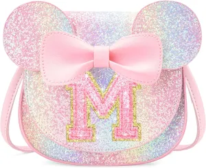 Birthday Gifts for 3 4 5 6 7 8 Year old Girl Initial Toddler Girls Purse Kids Purse for Girls Toddler Girl Gifts Stuff