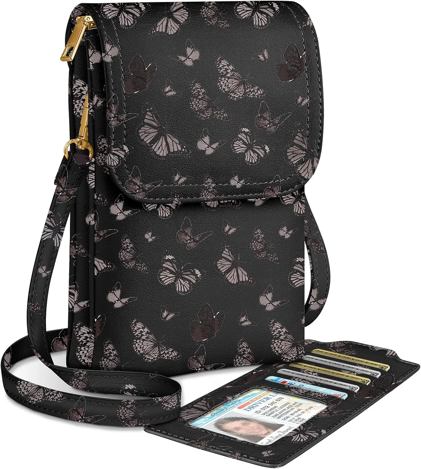 Bistup Small Crossbody Bags for Women Cross Body Purse Handbag Leather Cute Medium Cell Phone Bag Wallet Pouch