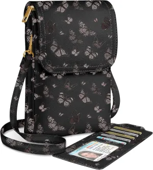 Bistup Small Crossbody Bags for Women Cross Body Purse Handbag Leather Cute Medium Cell Phone Bag Wallet Pouch
