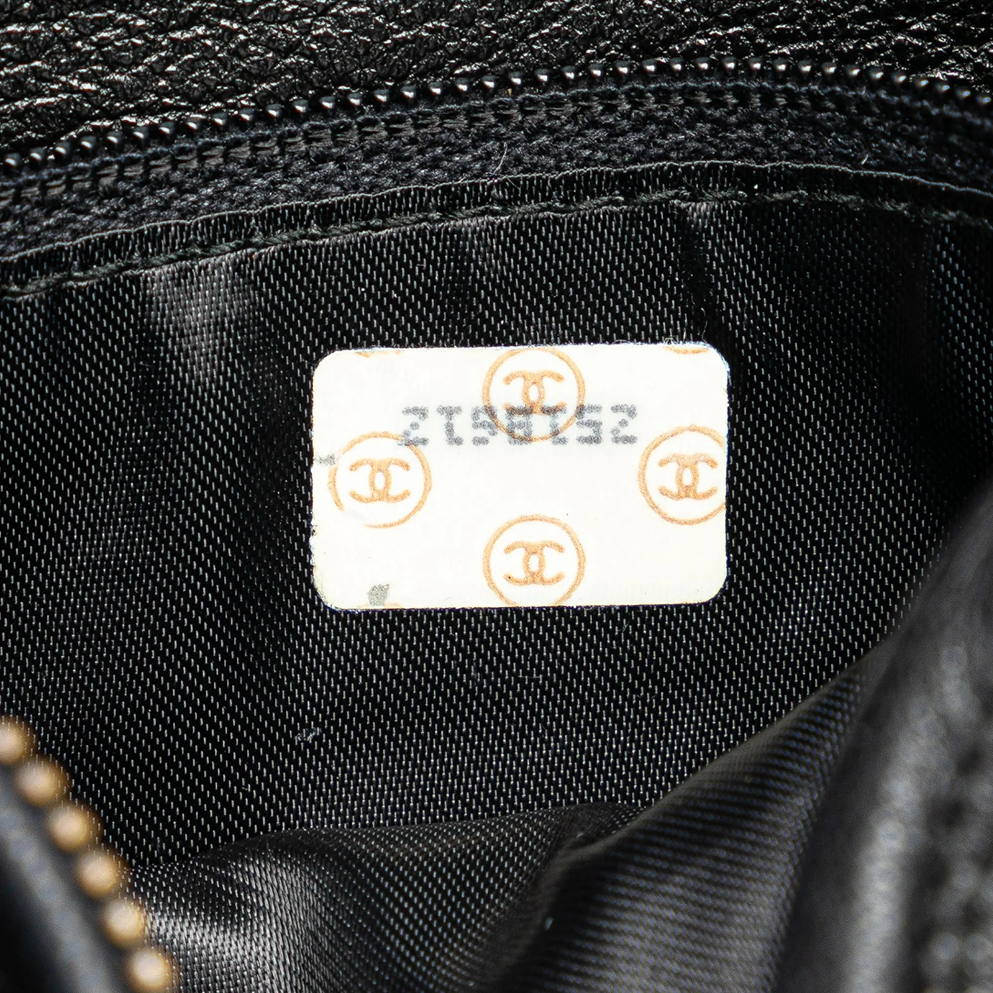 Black Chanel Mini CC Lambskin Tassel Camera Bag