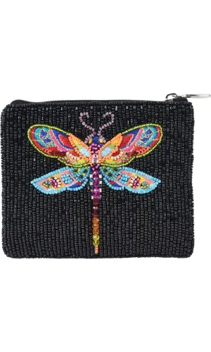Black Dragonfly Coin Purse