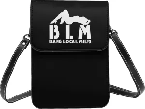 Blm Bang Local Milfs Girl'S Phone Purses With Crossbody Strap And Wallet Crossbody Bag For Women
