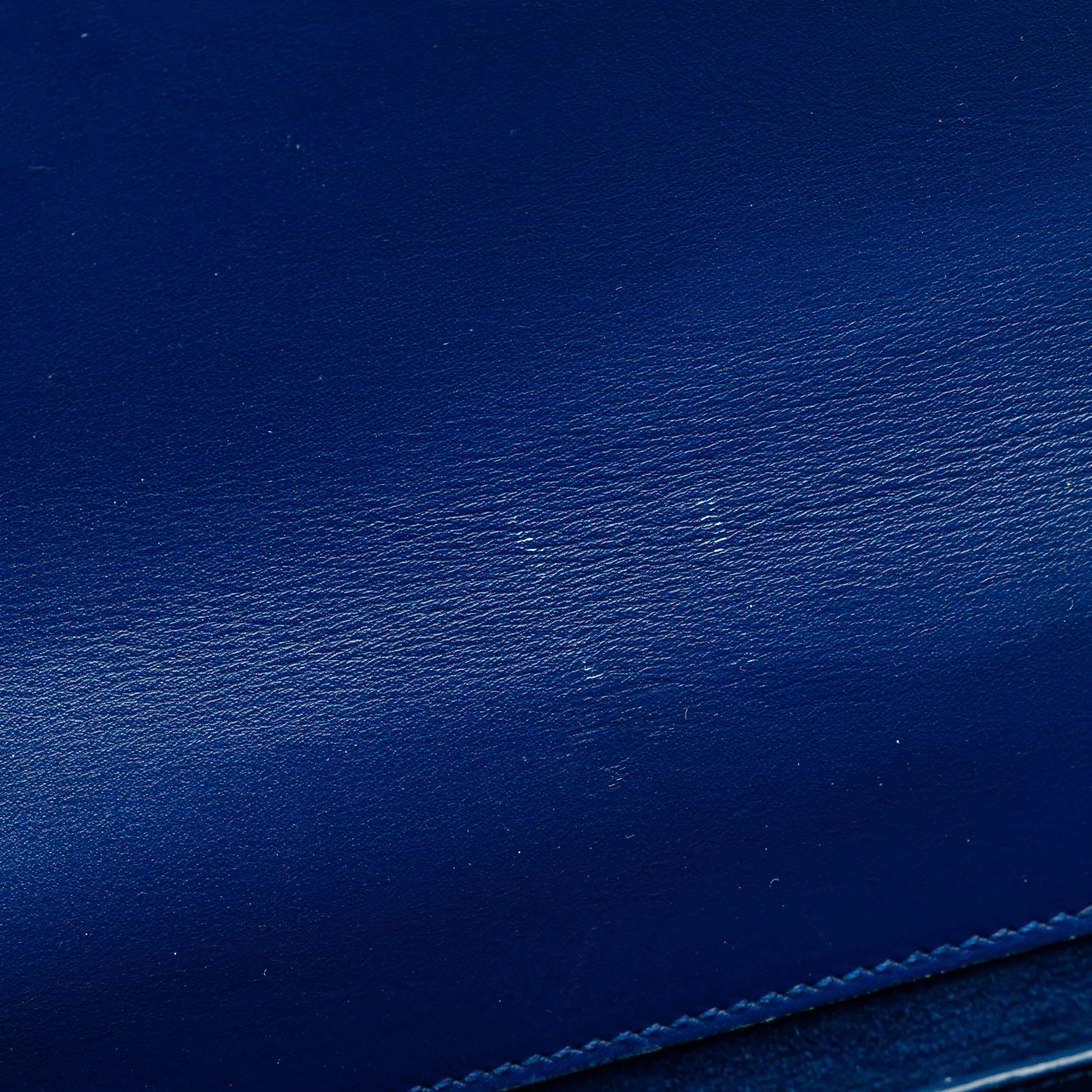 Blue Saint Laurent Medium Smooth Calfskin Monogram Kate Tassel Crossbody