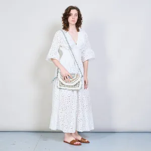 Boho shell-embellished crossbody bag wholesale