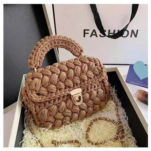 Boho Tassel Crossbody Bag – Woven Crochet Design for Every Occasion