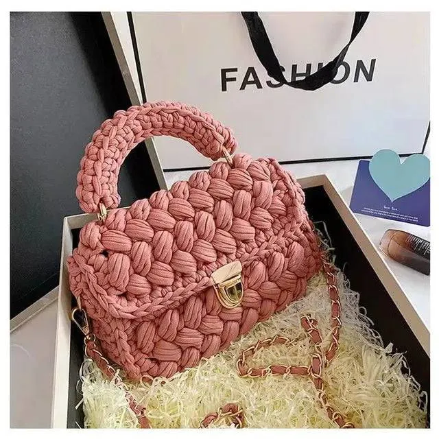 Boho Tassel Crossbody Bag – Woven Crochet Design for Every Occasion