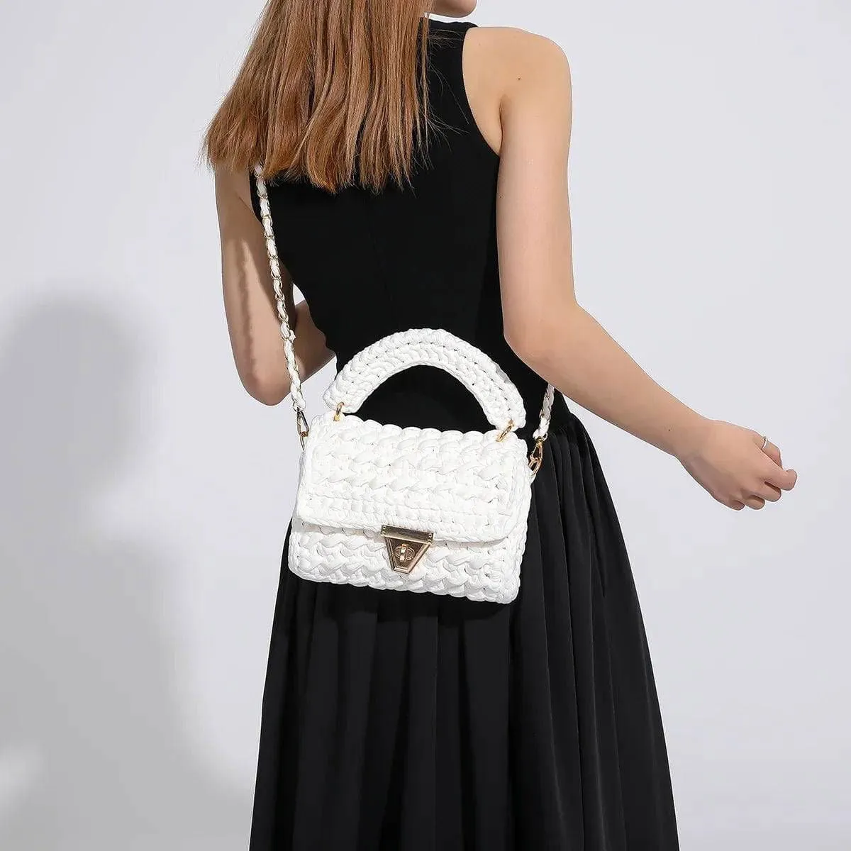 Boho Tassel Crossbody Bag – Woven Crochet Design for Every Occasion