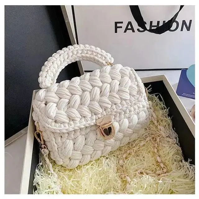Boho Tassel Crossbody Bag – Woven Crochet Design for Every Occasion