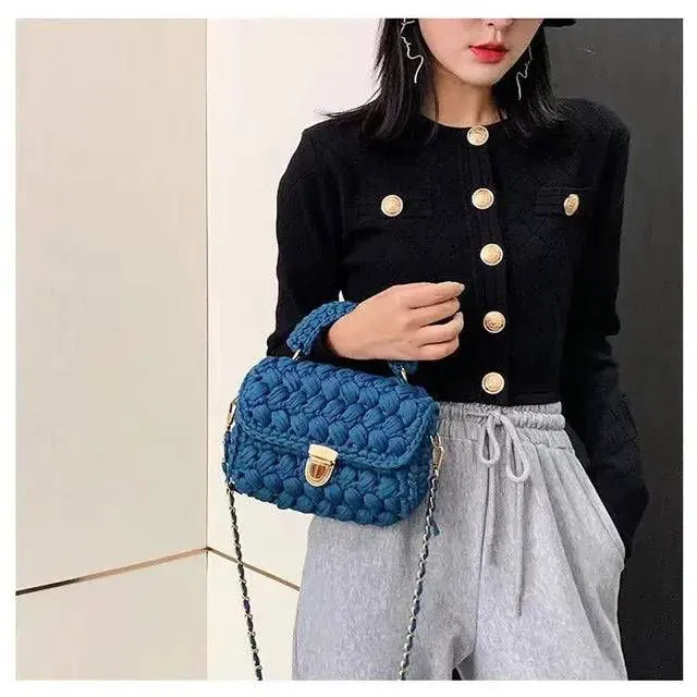 Boho Tassel Crossbody Bag – Woven Crochet Design for Every Occasion