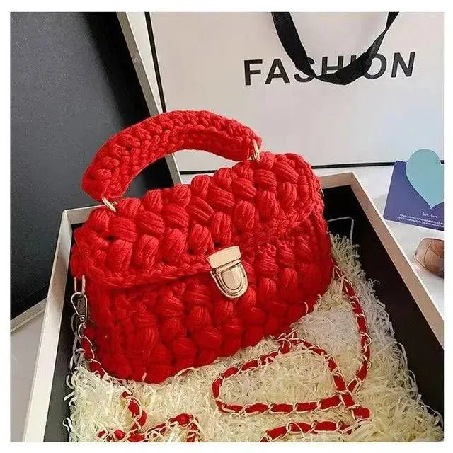Boho Tassel Crossbody Bag – Woven Crochet Design for Every Occasion