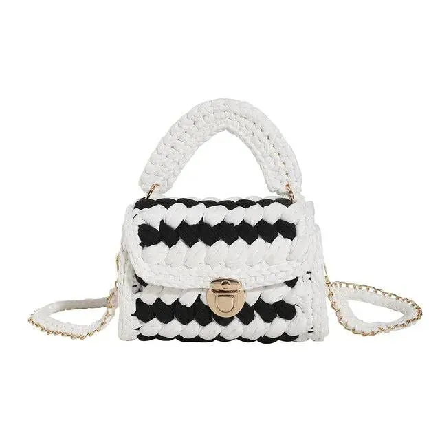 Boho Tassel Crossbody Bag – Woven Crochet Design for Every Occasion