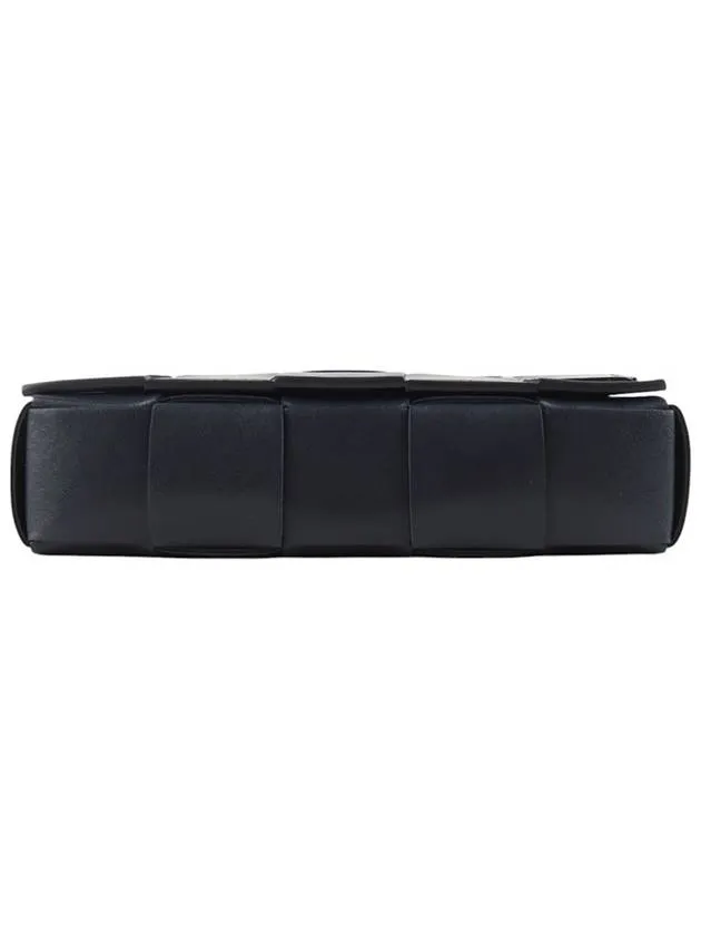 Bottega Veneta 741777 Intrecciato Pouch Cassette Cross Bag Navy 34313