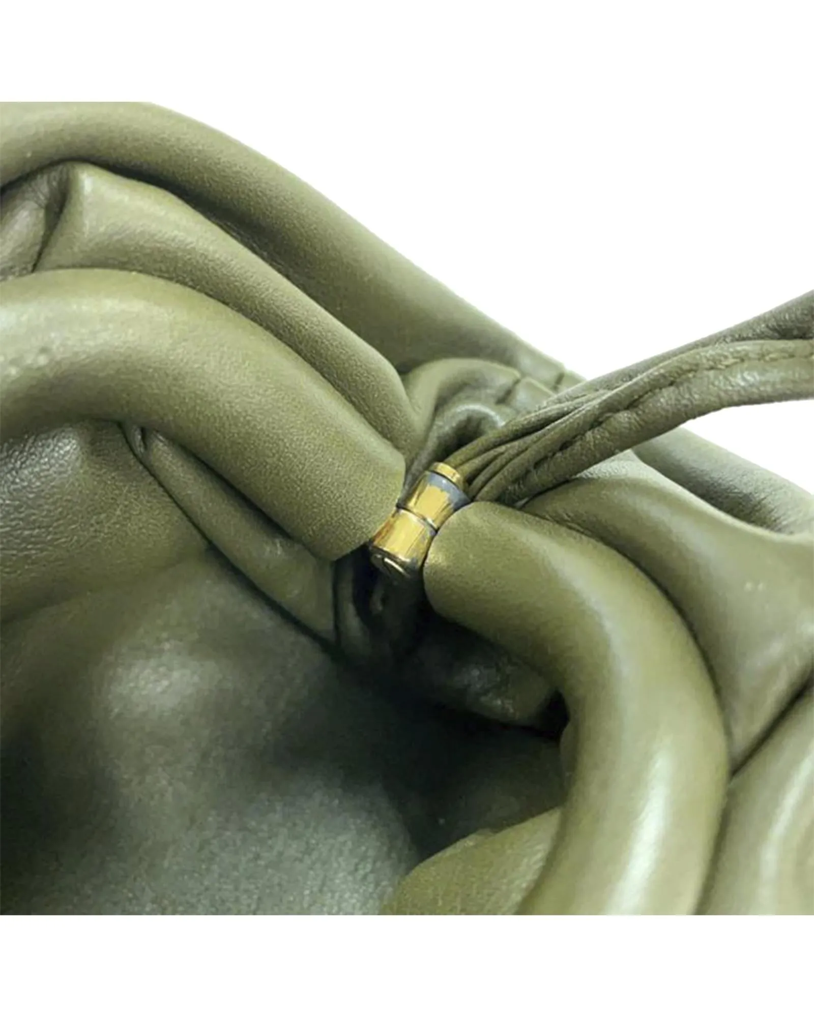 Bottega Veneta The Pouch Crossbody Bag Olive Green