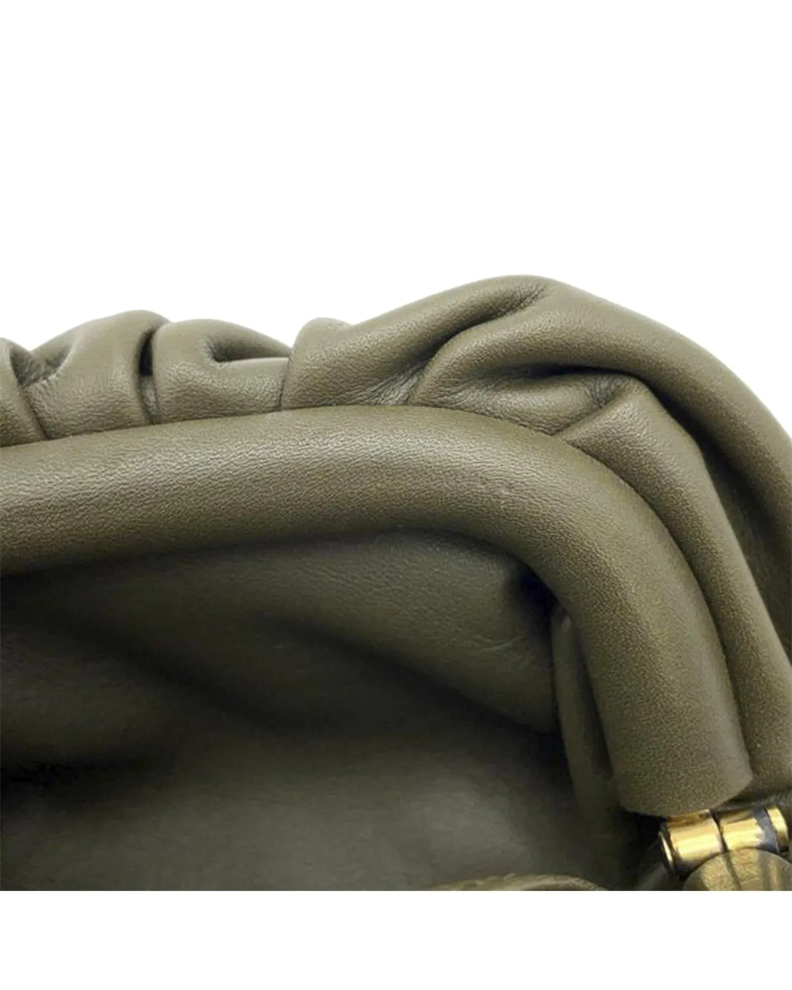 Bottega Veneta The Pouch Crossbody Bag Olive Green