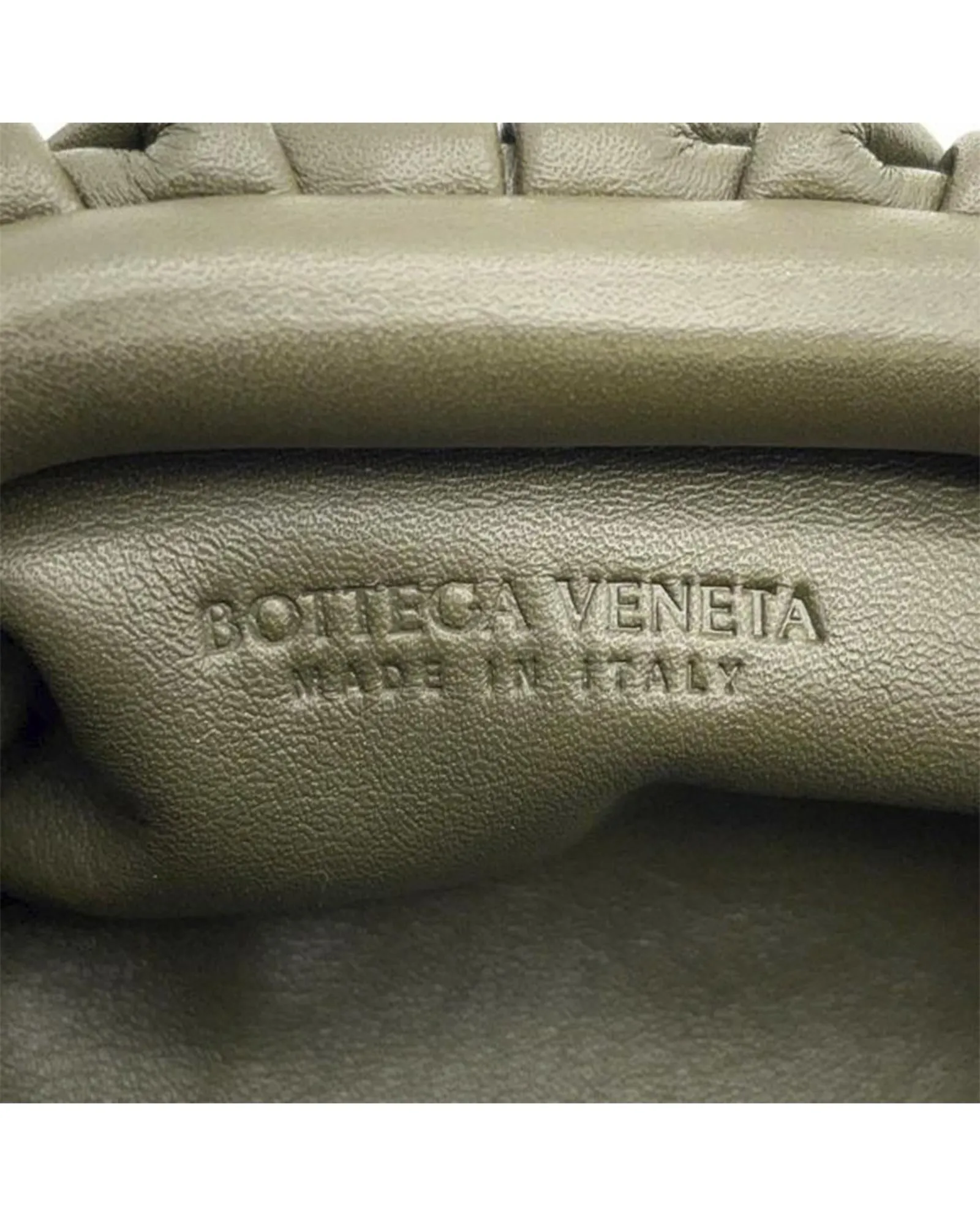Bottega Veneta The Pouch Crossbody Bag Olive Green