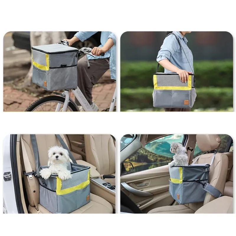 Breathable Carrying Dog Bike Basket