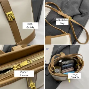 Bucket Bag for Women Stylish Crossbody Bag Cute Shoulder Purse Casual Handbag with Zipper Closure and Adjustable Strap