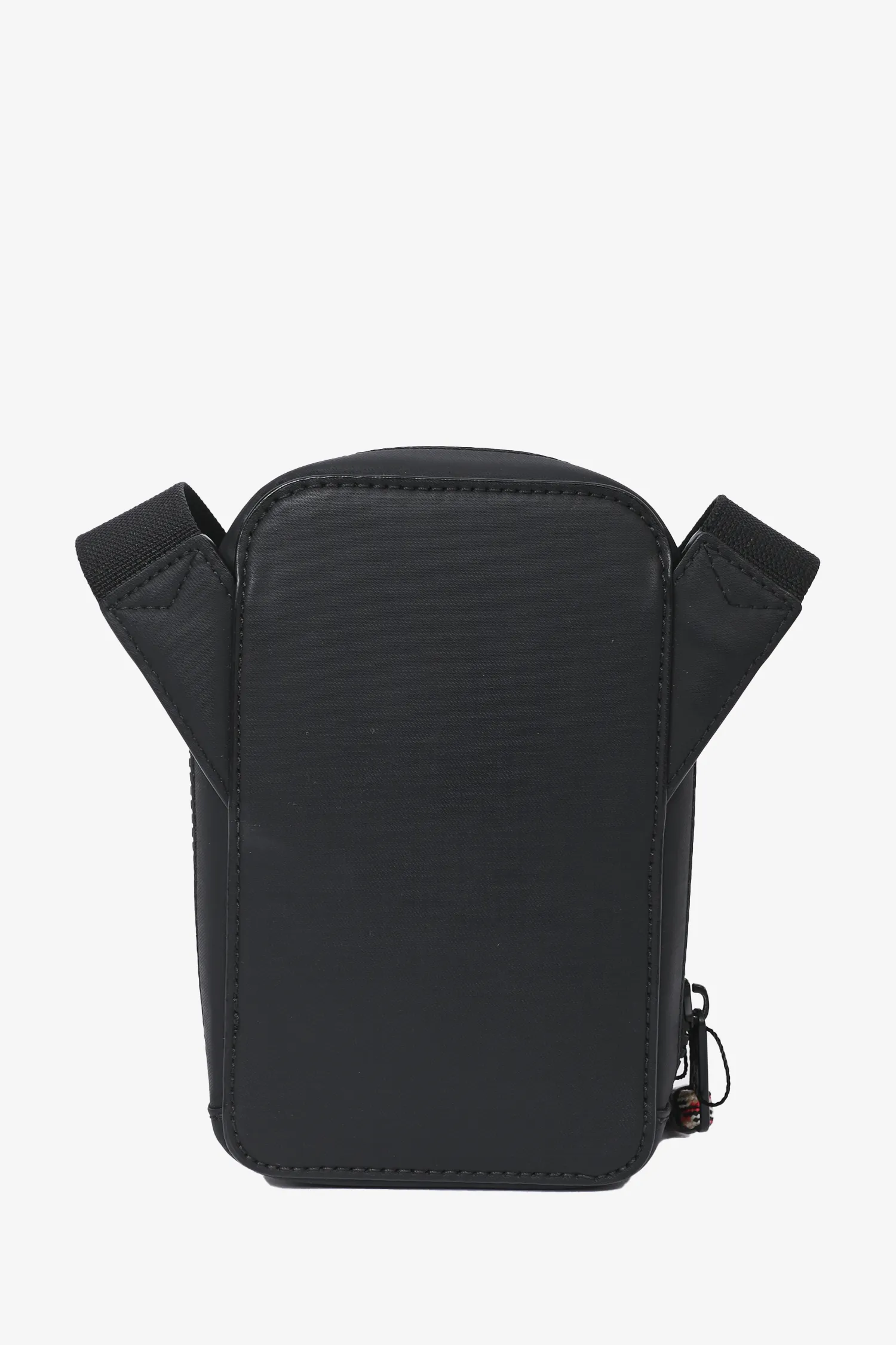 Burberry Black Coated Canvas 'Horseferry' Print Crossbody Pouch