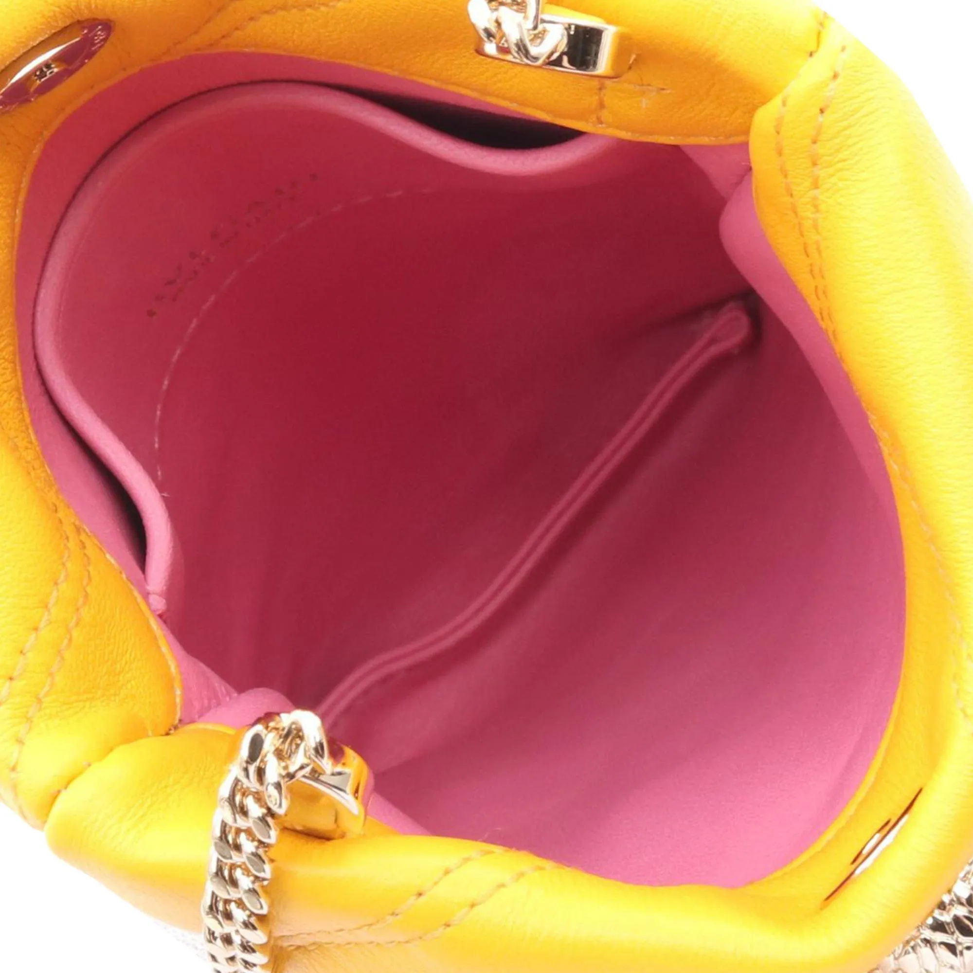 Bvlgari Serpenti Leather Cabochon Phone Case Crossbody