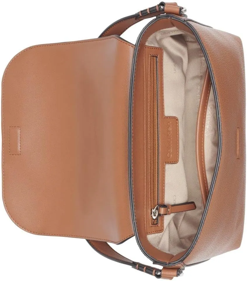 Calvin Klein Women's Millie 2 in 1 Flap Shoulder Bag & Crossbody