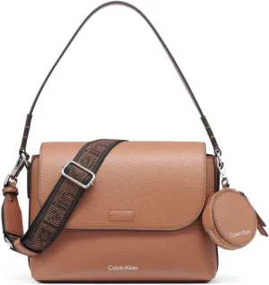 Calvin Klein Women's Millie 2 in 1 Flap Shoulder Bag & Crossbody
