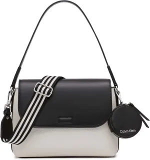 Calvin Klein Women's Millie 2 in 1 Flap Shoulder Bag & Crossbody