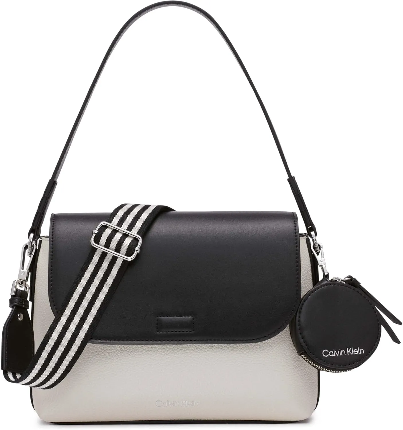 Calvin Klein Women's Millie 2 in 1 Flap Shoulder Bag & Crossbody