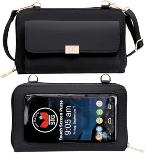 Captiva Touch Screen Women's Crossbody Handbag - Cell Phone Purse & Case