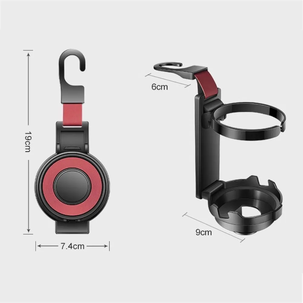 Car Seat Hooks for Audi Q2 Q3 Q4 Q7 TT TTS TT-RS,Car Seat Hidden Hooks Car Handbag Hooks Multifunctional Hook,1 Two-A Black