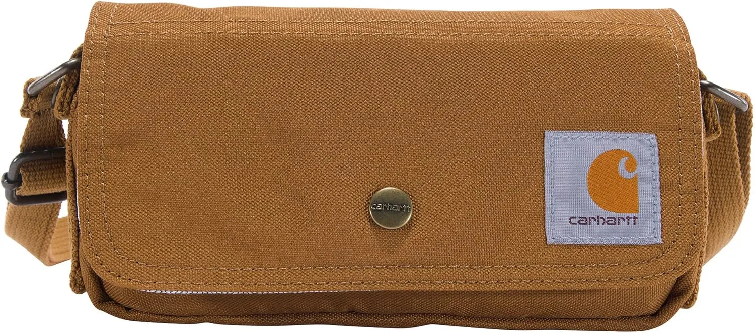Carhartt Legacy Women's Essentials Crossbody Bag and Waist Pouch, Carhartt Brown