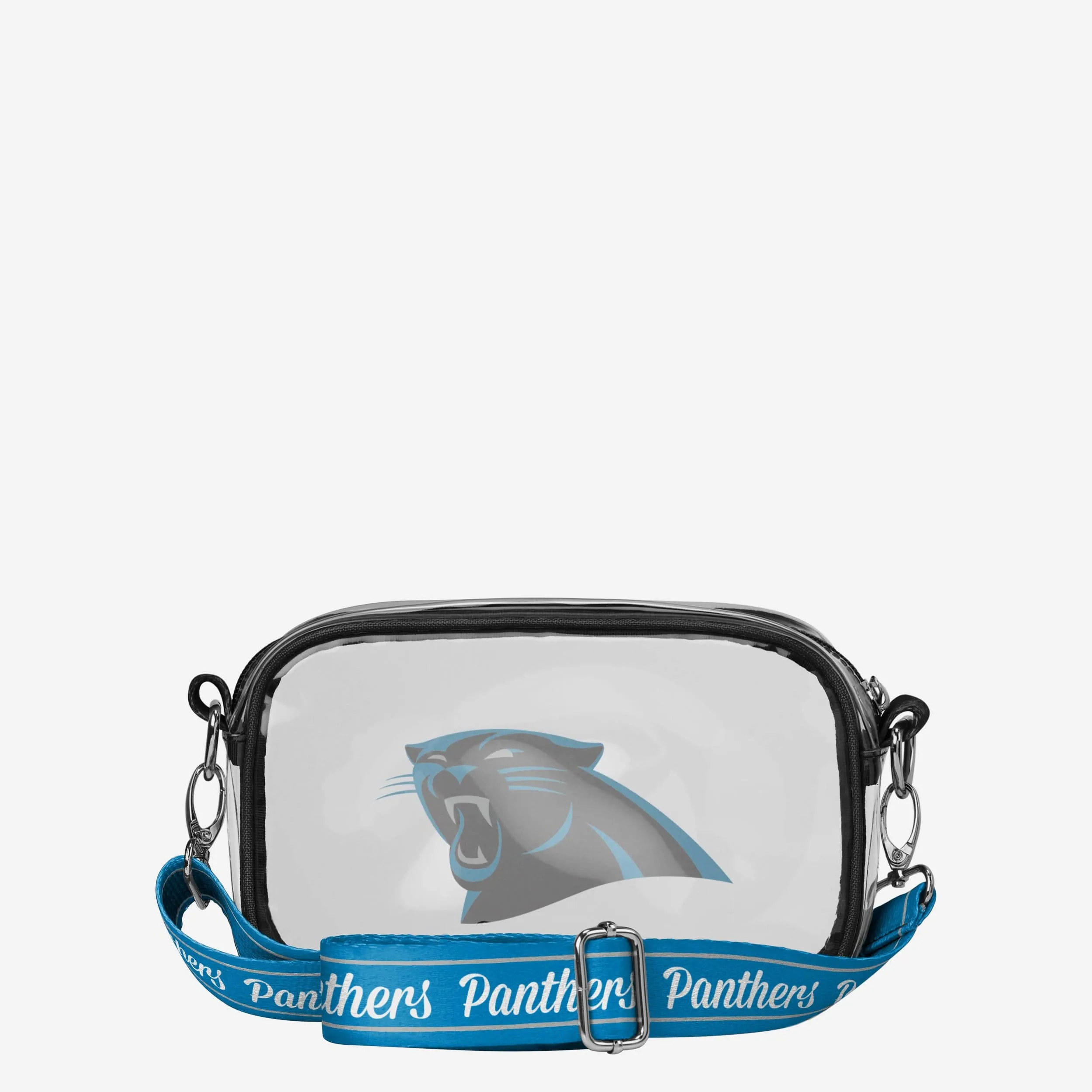 Carolina Panthers Team Stripe Clear Crossbody Bag