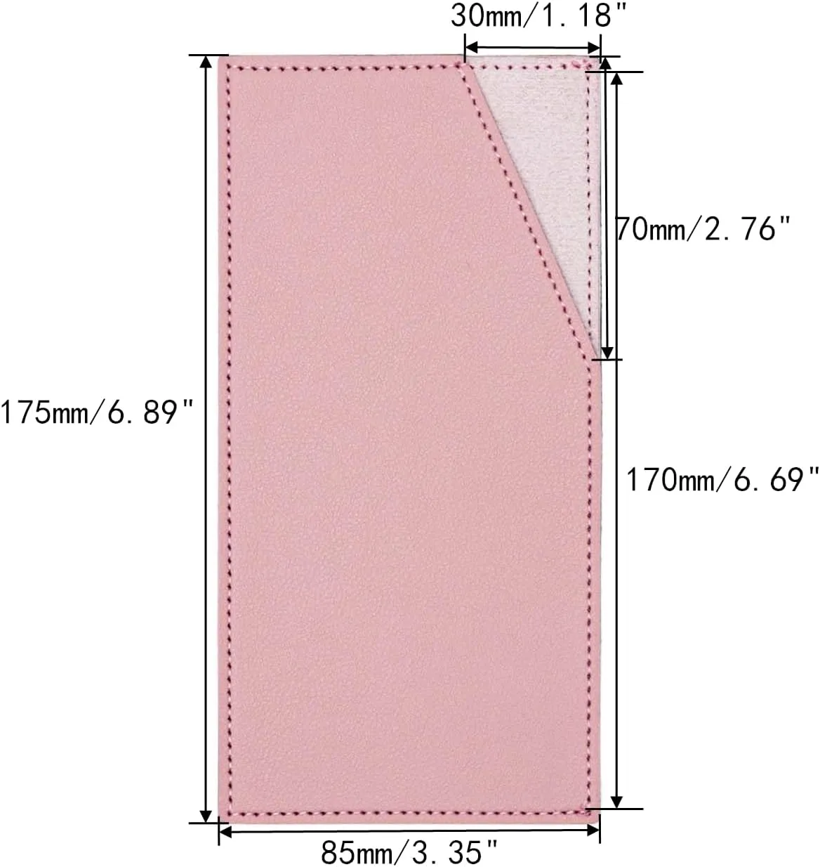 Cash Envelopes PU Leather Budget Envelope Credit Card Holder Reusable Money Clip for Budgeting Wallet Women Men Bill Receipt Coupon Organizer (Pink Red Green Black)
