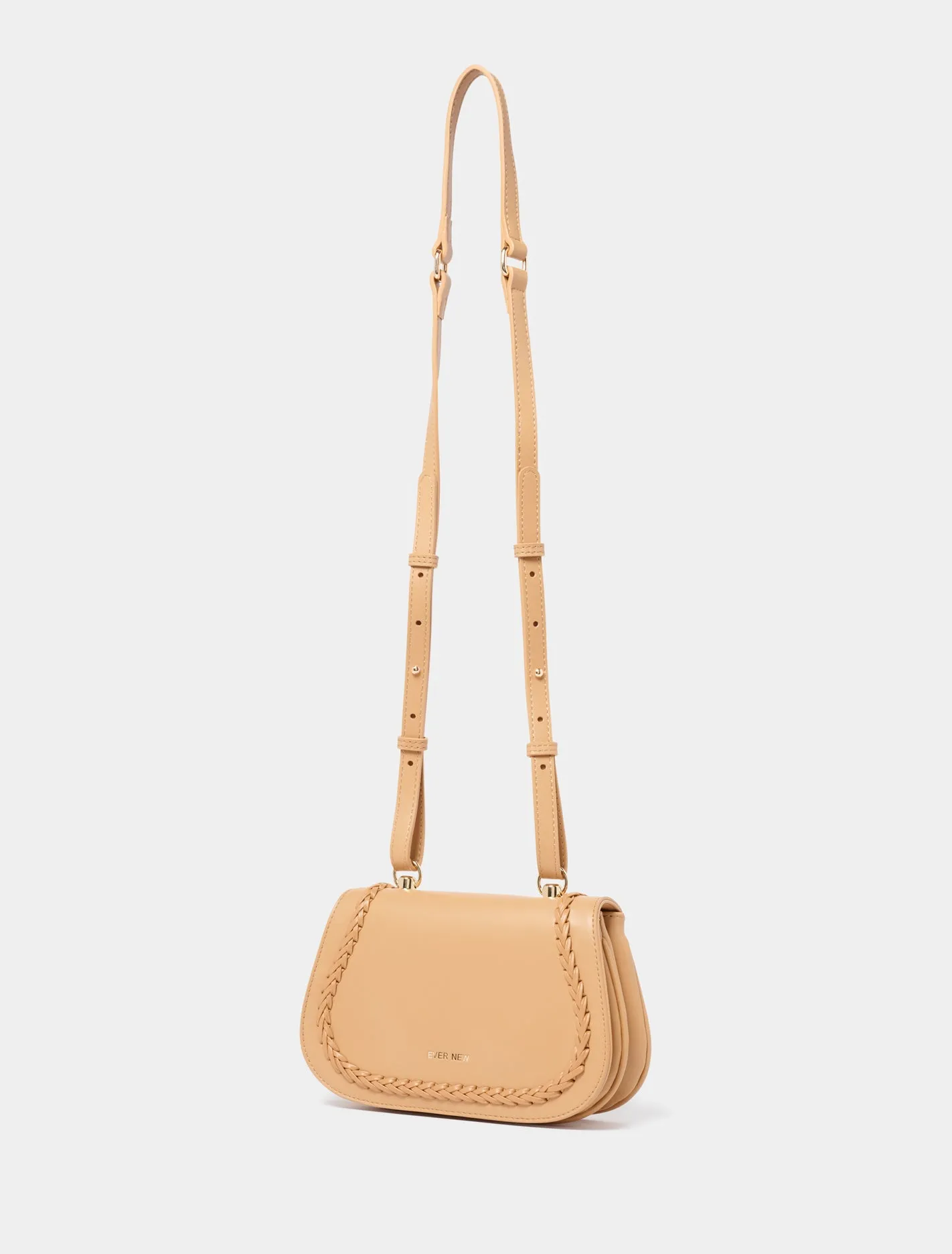 Cass Weave Detail Crossbody Bag