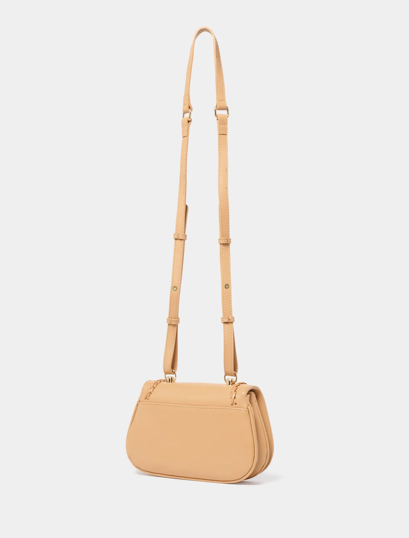 Cass Weave Detail Crossbody Bag